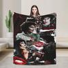Tim Curry Frank Blankets The Rocky Horror Picture Show Plush Vintage Soft Throw Blankets for Coverlet Spring Autumn