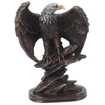 Statua Orła Żywiczna Żywa Pomysłowa Trwała Dekoracyjna Figurka Orła Vintage do Biura