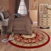 European-Style Round Rug Ideal for living rooms, dining areas, and office chairs Non-slip decorative floor mat