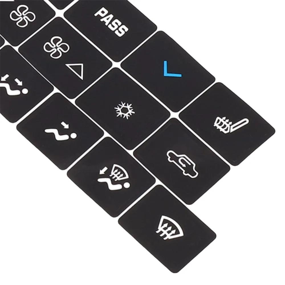 1 Set A/C Climate Control Button Repair Decal Sticker For Buick Lacrosse 2005-09