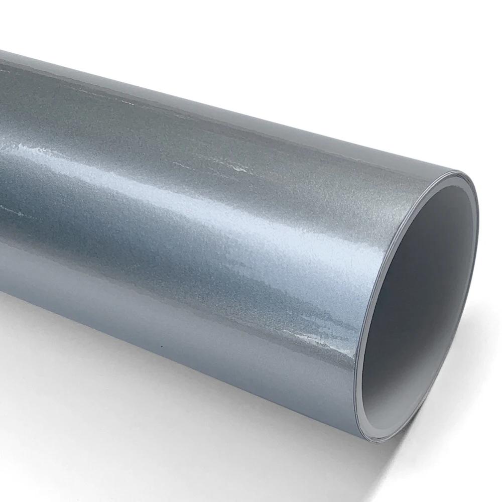Glossy Car Stickers Aurora Silver Car Body Film Air Release Vinyl Wrap Film Waterproof Color Change Sticker for Auto Accessories