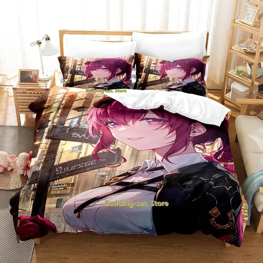 Honkai Star Rail Bedding Set Single Twin Full Queen King Size Bed Set Adult Kid Bedroom Duvetcover Sets Anime Parure De Lit Bed
