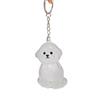 Clear Cat Hair Collection Capsule Keychain Kawaii Memorial Pet Cat Dog Hair Container Bag Charms Pendant For Pet Lovers