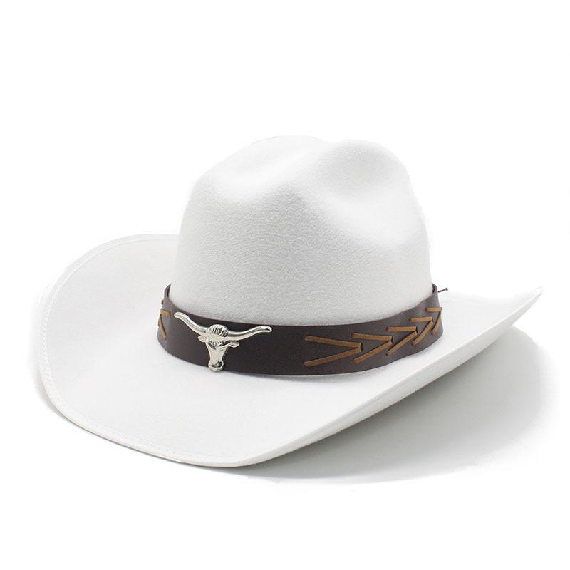 Ethnic Style Retro Top Hat British Versatile Felt Hat Knight Hat Men'S Jazz Hat