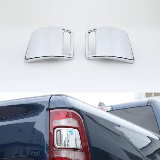 Chrome Rear Taillight Tail Light Lamp Cover Trim for Dodge RAM 1500 2018-