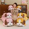 Printed Dog Plush Toy Cartoon Stuffed Animal Doll Decoration Kids Gift Cute