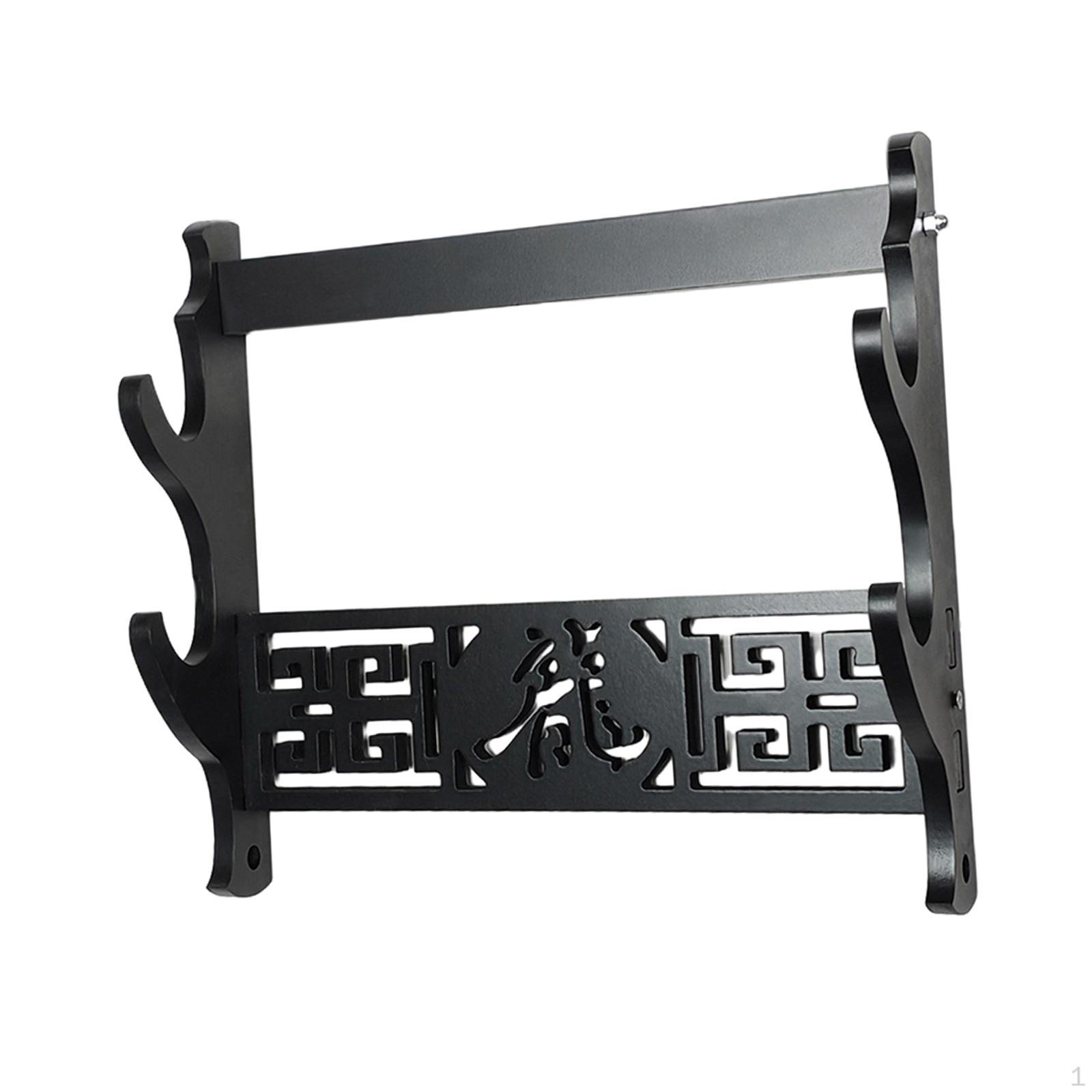 

Стенд для демонстрации меча и флейты - элегантный настенный органайзер 2 Tiers