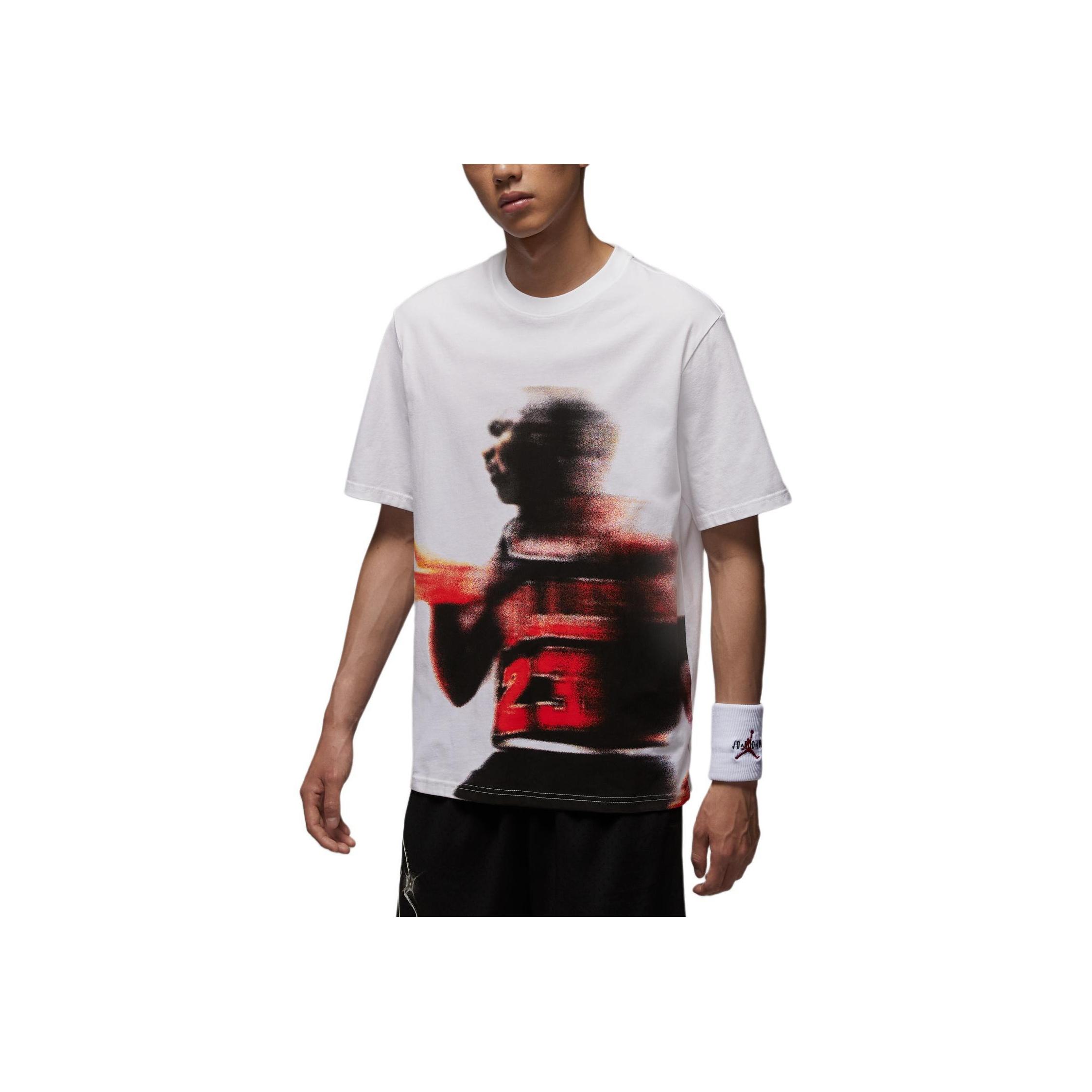 

Jordan Dri-FIT Sport AS M J DF Sptgfxss Round Neck Fashion Versatile Comfortable Short Sleeve T-Shirt Men Tops HQ8967100 M