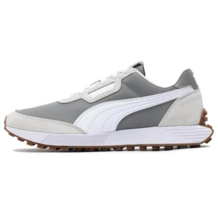Puma Runtamed Series Lugged Classic Retro Versatile Low-Top Lifestyle Casual Shoes Unisex sneaker Light-Gray 401605-04