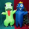 Ogród Banban Kostium Cosplay Halloween Karnawał Nadmuchiwana maskotka Niebieski Zielony Potwór