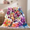 The Quintessential Quintuplets Premium 2D Print Flannel Blanket, Cartoon Decorative Throw for Sofa, Soft Bedding for Travel_LIAN