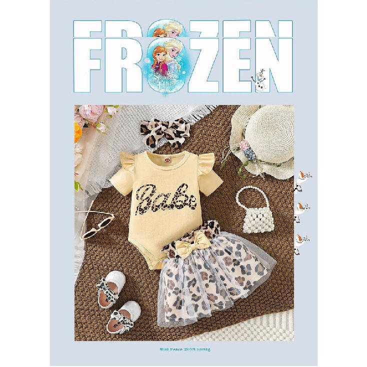 Mädchenbekleidung Doppellagiges Oberteil mit Flatterärmeln und Buchstabenprint mit Laternen-Schleifenshorts Trendiges Mädchen-Set