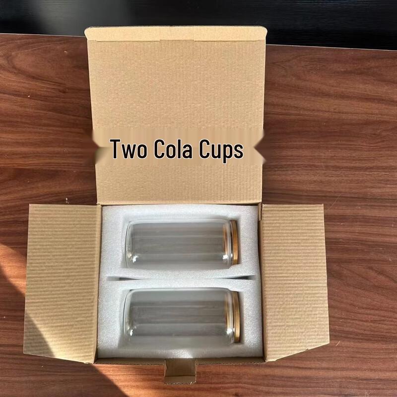 Ruhan High Borosilicate Glass Straw Cup Set