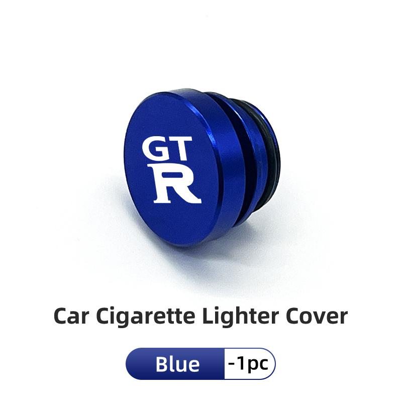 

For Nissan Car Cigarette Lighter Dust-proof Plug Button Cover Accessories GTR GT-R NISMO R35 Teana Skyline Kawasaki