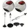 Steel Car Dent Repair Puller Set, Uncharged Car Body Dent Removal Tool Kit with Sliding Hammer and Pulling Tabs