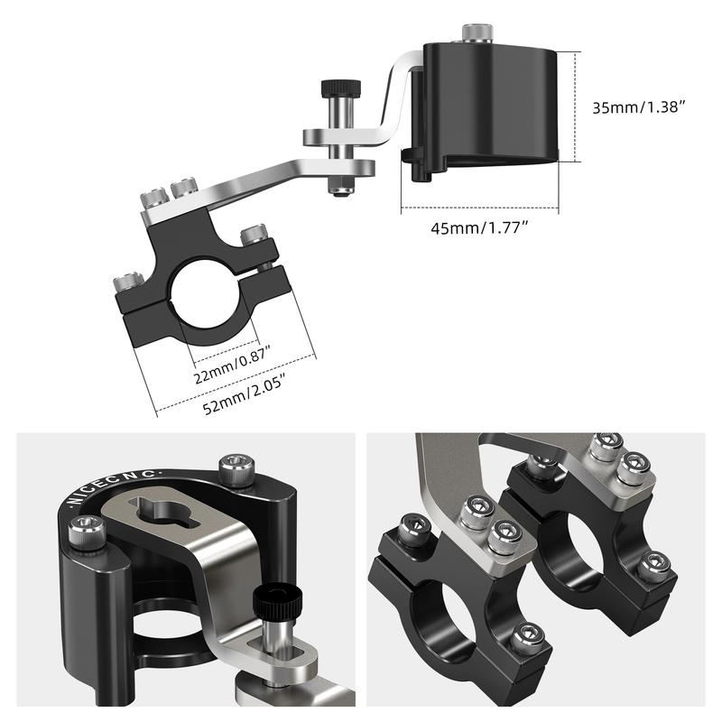For Yamaha Tenere 700 T700 XTZ700 XTZ 2019-2024 Steering Damper Bracket Tenere700 Rally Edition 2020-2024 T7 World Raid 2022