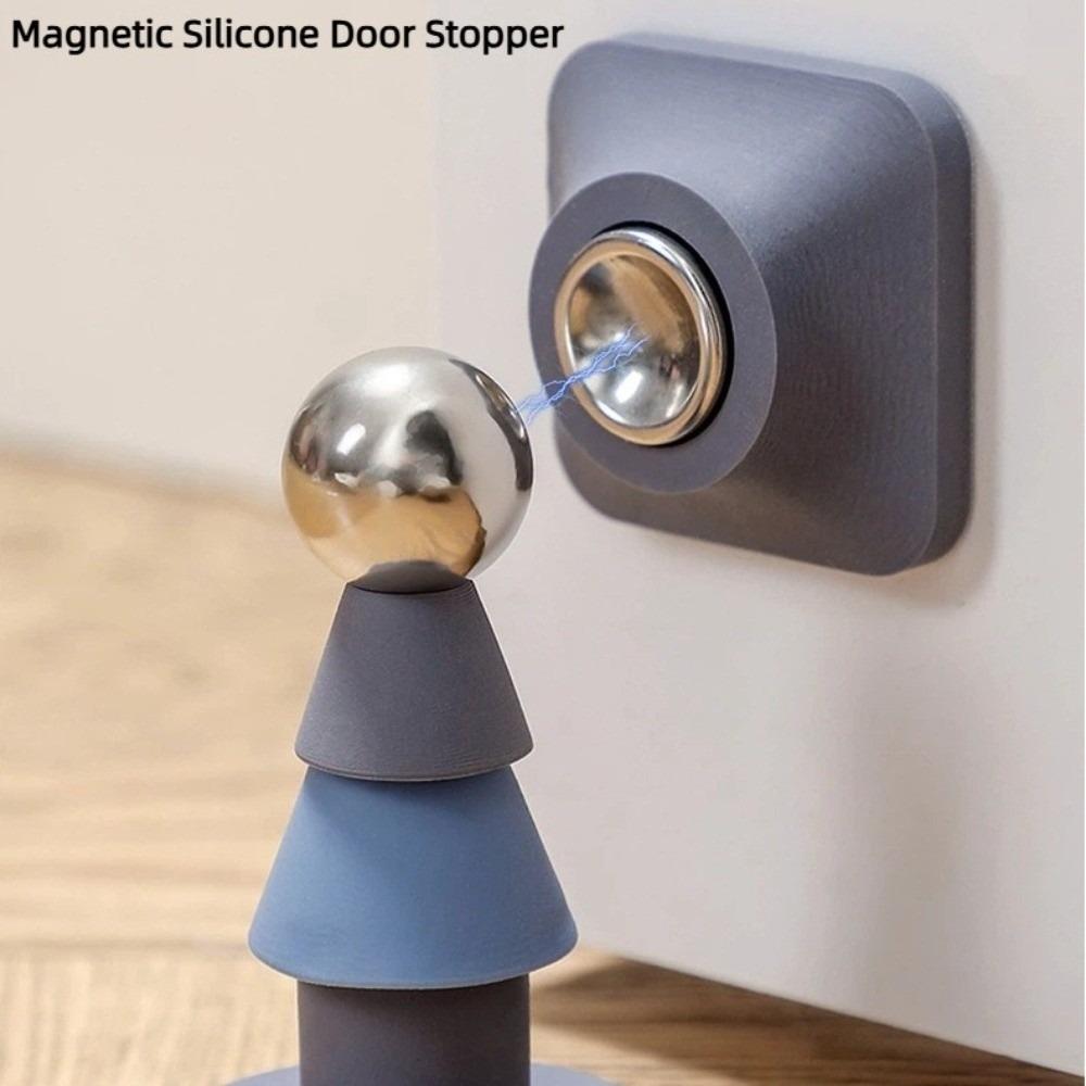 Strong Magnetic Door Suck Anti-Collision Silicone Floor Suction Quality Ground Suction  Household