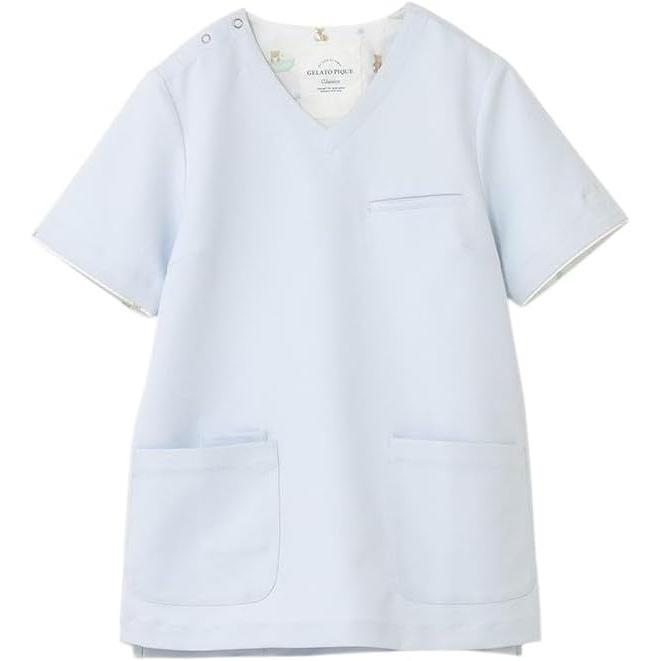 [Classico]650 Gelato Pique & Classico: Pattern Pullover Scrub
