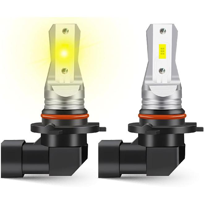 2504 PSX24W LED Fog Light Bulbs or DRL 10000LM Super Bright 6000K Xenon White 12276 Fog Lights Bulb Replacement for Cars, Play and Plug (Pack of 2)