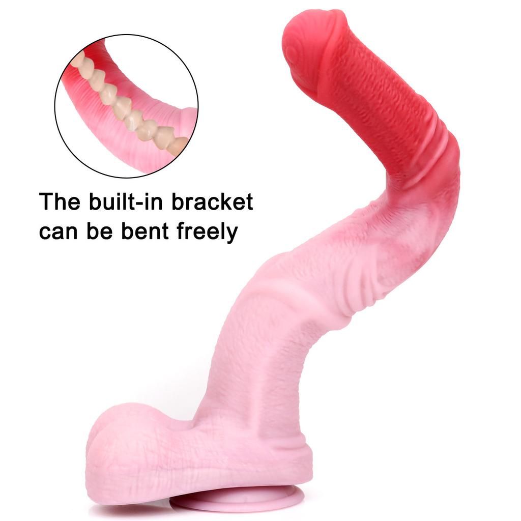 Liquid Silicone Dildo  Shaped Dildo  Male and Female Anal Plug Adult Product