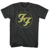 Foo Fighters Tričko Distressed Logo Dave Grohl Rock Oficiální Nové Černé
