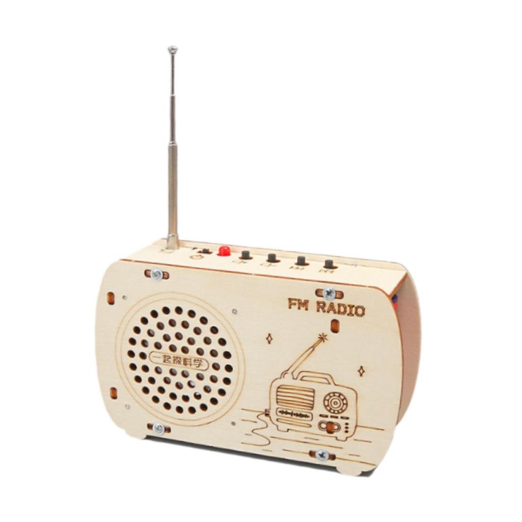 DIY Radio Model Science Set Teaching Materials Unique Experiment Kits 3D Puzzle Toy Ages 6+