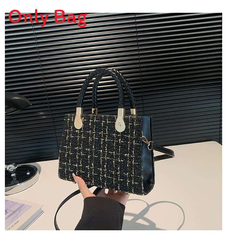 Designer Woolen Handbag For Women With Stitch Detailing And Inner Phone Pocket Suitable For Daily Use