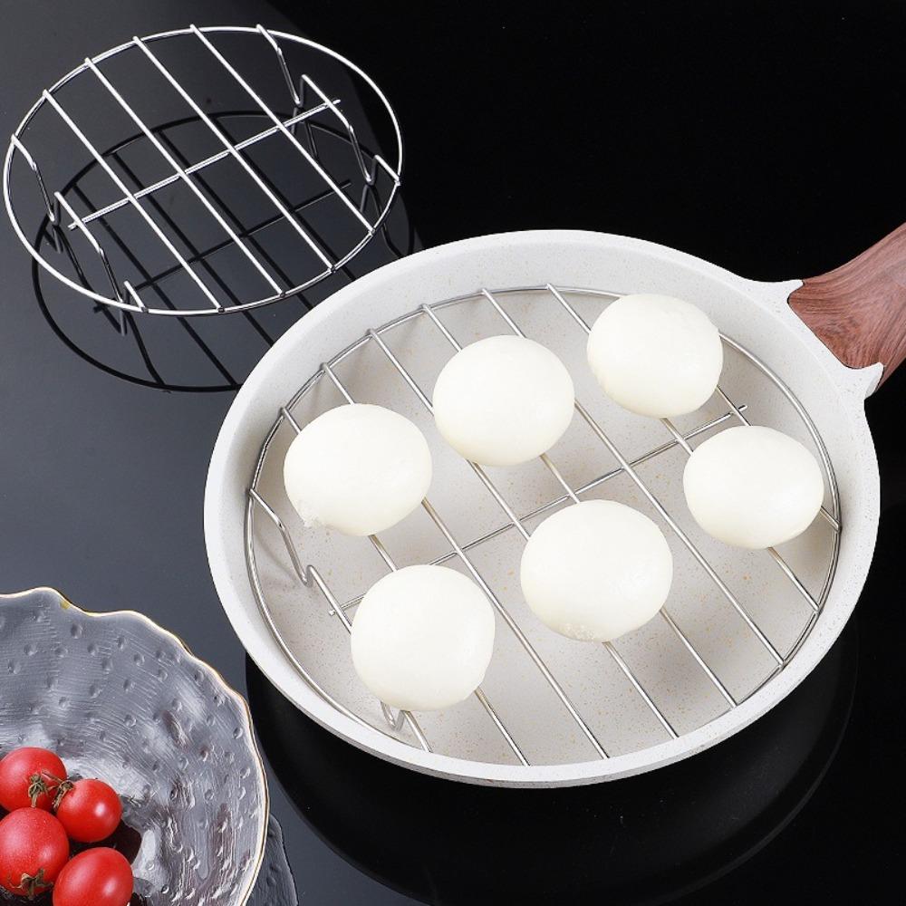 19cm Air Fryer Baking Rack Round Steamer Rack Durable Oven Grill Racks  for Cosori Gourmia Foodi