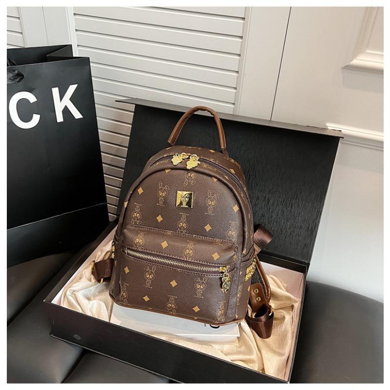 Cute Bear Backpack Versatile Trend Large Capacity Women's Bag Handbag Commuter Light Bag