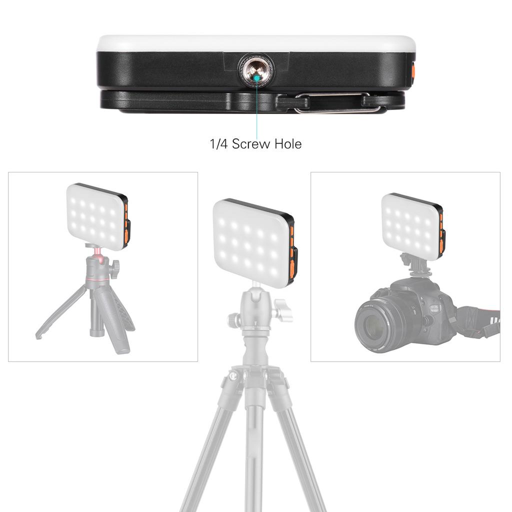 TOMSH LY 01 RGB LED Fill Light Photography Video Light Multi functional Superbright 3200K 6500K Built in Battery Black