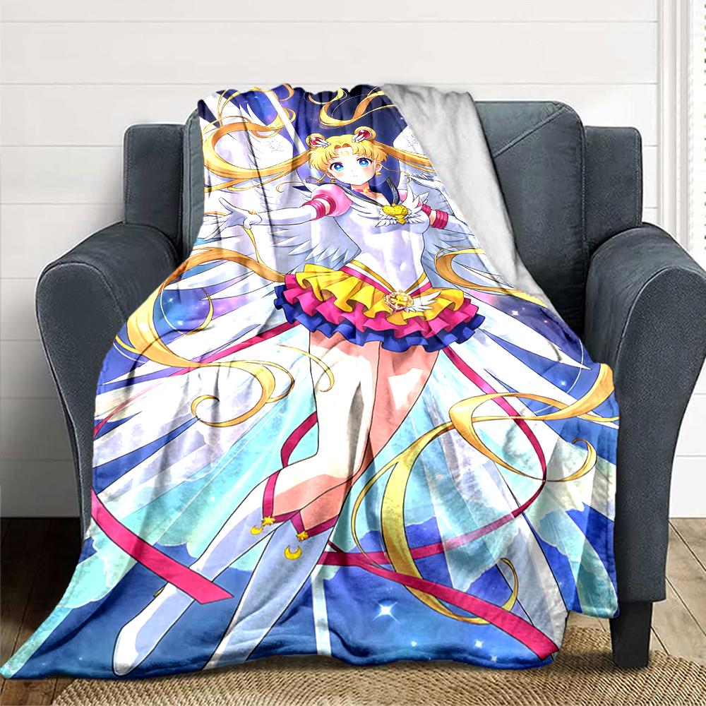 1Pc Magical Guardian Angel Blanket For Couch Bed Plush Cozy Fuzzy Blanket Super Soft Warm Blankets For Fall And Winter 0918244