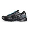 Nike Air Max Torch 4 Slip Resistant Abrasion Resistant Low top Casual Running Shoes Men's Black Silver Lake Blue 343846-002(Team80-S-BOX)