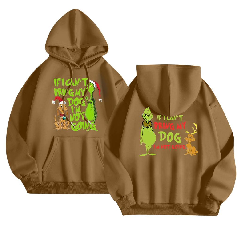 Women's Fashionable Casual Long-Sleeved Hooded Printed Sweatshirt