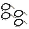 4 Set Inductive Proximity Switch 12mm Probe NPN 3 Wire NO Contact 4mm Detection Approach Sensor 6‑36