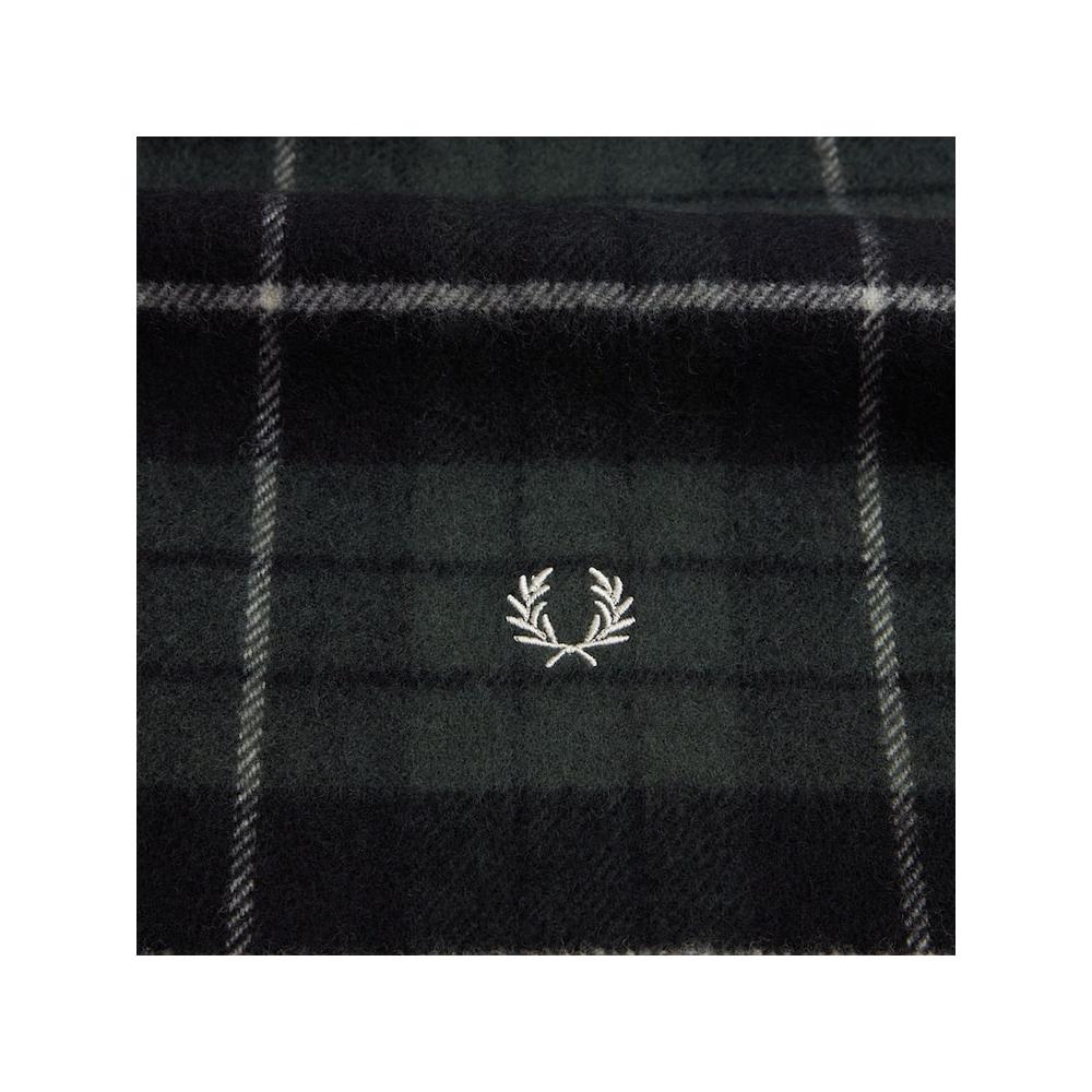 Fred Perry Lambswool Tartan Scarf   Black Cfpu2438137 102 qzgCfpu2438137 102