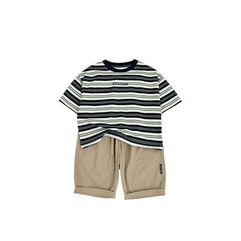 Boys  Cotton Blend Summer Short Sleeve Set 160