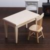 Doll House Decor 1:12 Tiny Miniature Mini Decorative Chair Dining Room Table Dollhouse Furniture