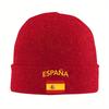 Spain Spanish Flag Beanie Hats Knitting Hat Outdoor Sport Elastic Adult Unisex Caps Autumn Winter Printed Cool Bonnet Hats