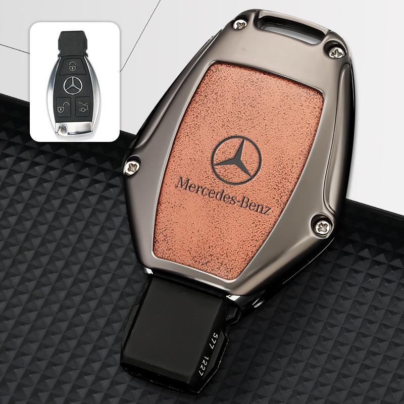 Mercedes-Benz Key Case for GLA200, GLC260L, C-Class, GLS, CLA200 - Full Coverage Shell