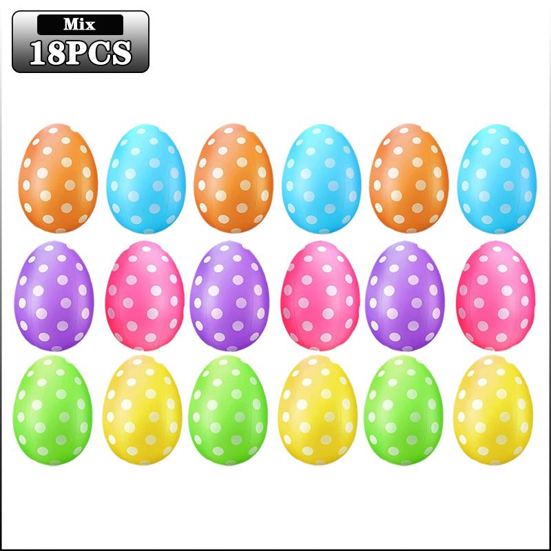 16 Inch Easter Inflatable Egg Balloon Outdoor Decoration Yard Blow Up Decor for Holiday Home Party Celebration and Festive Event