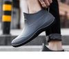 Damen wasserdichte rutschfeste gefütterte niedrig geschnittene Regenstiefel im koreanischen Stil - Modische warme Outdoor-Bekleidung
