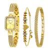 BERNY Women's Watch with Bracelet Set, Crystal Embellished, Stylish and Luxurious Birthday Gift - 3ATM Water Resistant