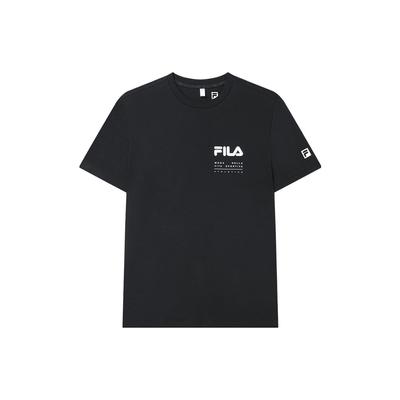 Logo Printed American Vintage Fitness Crew Neck Short Sleeve T-Shirt Men Tops Deep-Black A11M321108CBK