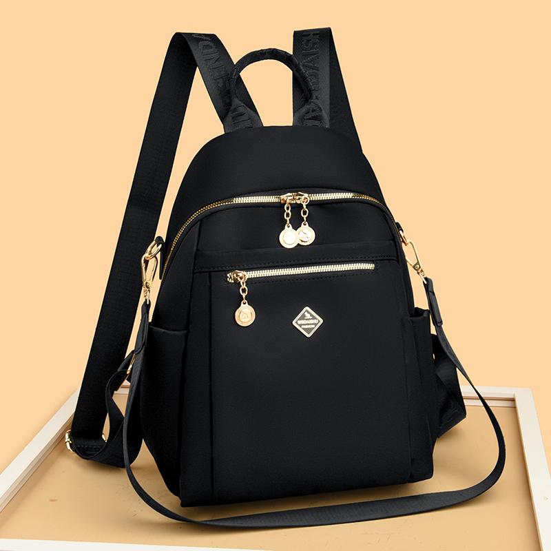 Lehký Vodotěsný Oxfordový Batoh Dámská Multifunkční Cestovní Taška přes Rameno Studentská Školní Taška