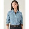 Binpolleidiseu Denim Oversized Shirt Sky Blue (Bf5764C03Q)