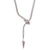 High-End Stainless Steel Snake Necklace - Fashionable and Versatile Clavicle Chain
