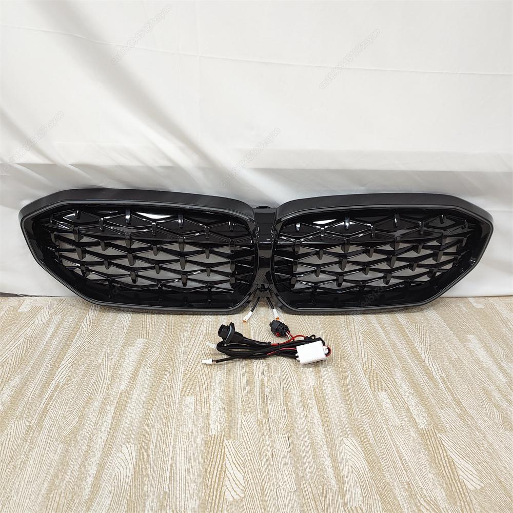 Front Kidney Grill Racing Grille With LED Light For BMW 3 Series G20 G21 318i 320i 330i M340i 330d Pre-LCI 2019-2025 Bodykit