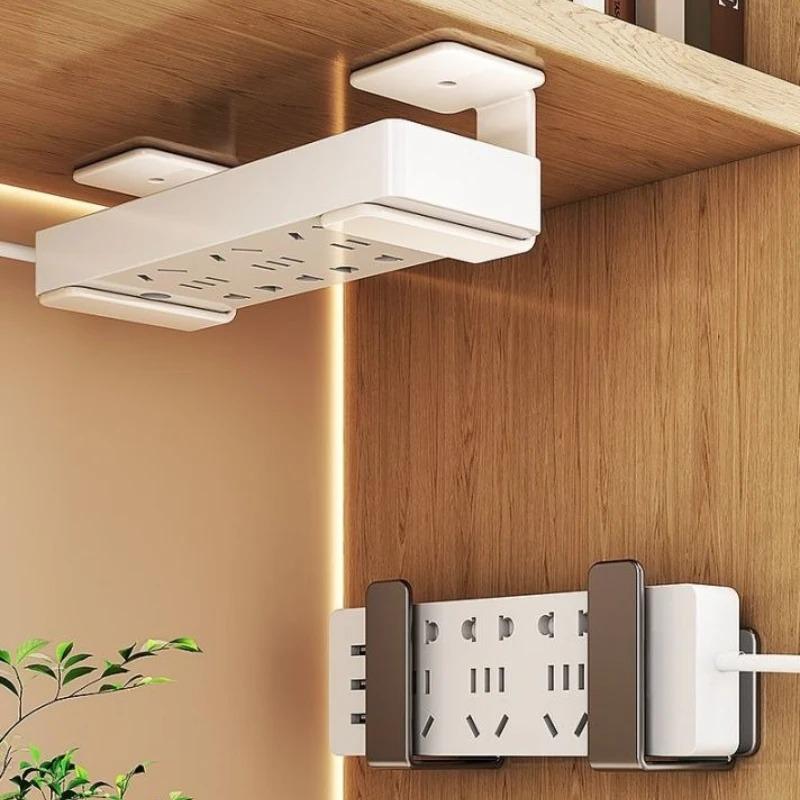 Router Placement Rack, No Drilling Wall Mounted Socket Fixed Bracket, Optical Modem Set-top Box Bracket, Storage Hook