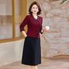 Women's Elegant Spring Two-Piece Dress - 2026 Stylish & Dignified for Middle-Aged Women