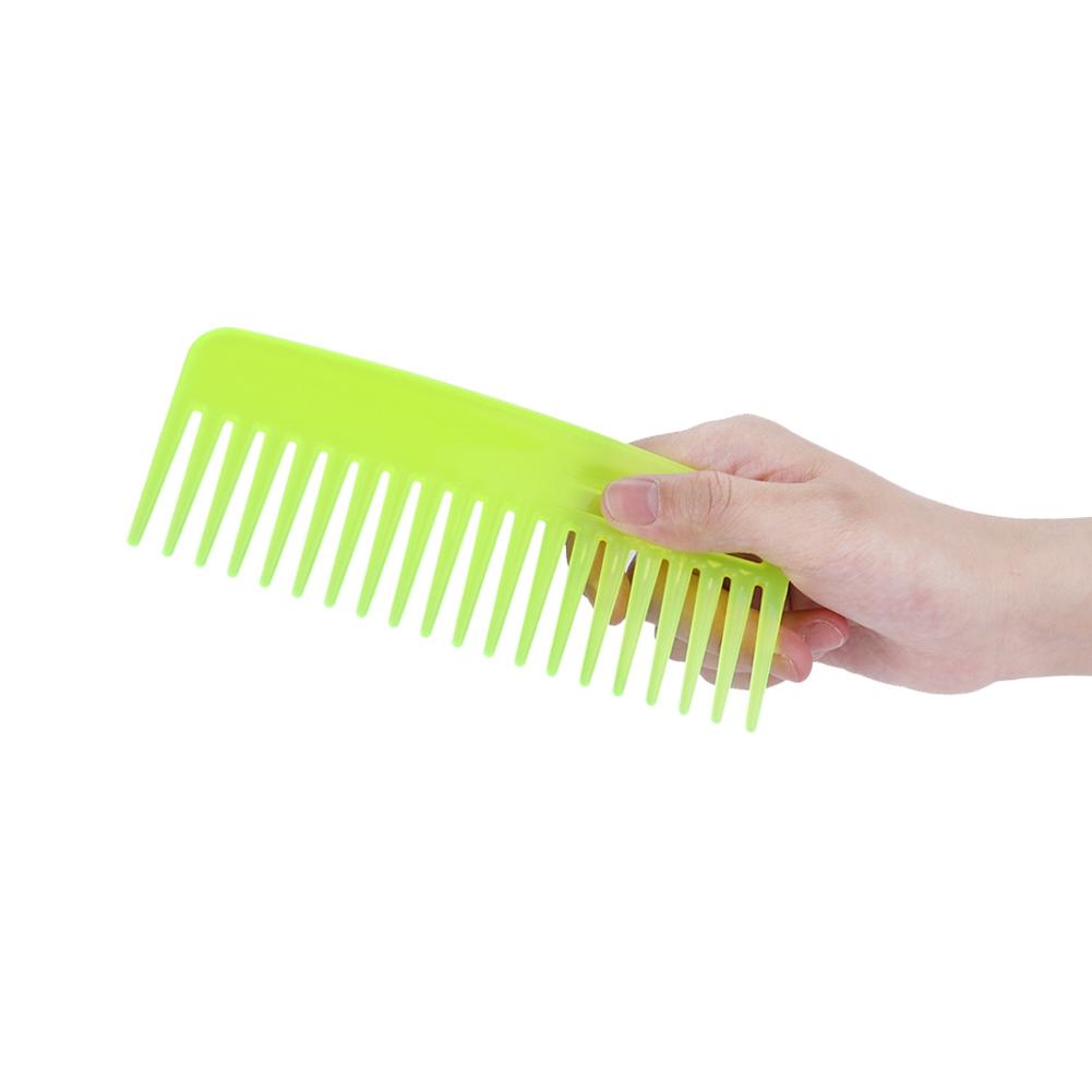 Colorful Large Wide Tooth Hair Styling Comb Anti Static Hairdressing Comb Hairstyle Tool Black